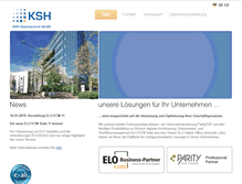 Tablet Screenshot of ksh.com