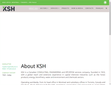 Tablet Screenshot of ksh.ca